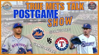 Mets vs Rangers POSTGAME  New York Mets Game 3 Recap  True Mets Talk ft HeDidThisToMe [upl. by Ettelloc262]