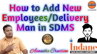 How to Add new Employees in SDMS  SDMS me delivery man add kaise kare [upl. by Esiuole]