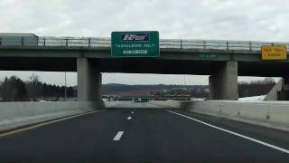 New York State Thruway Interstate 87 Exits 17 to 16 southbound Excerpts [upl. by Brosine946]