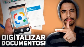 Como DIGITALIZAR DOCUMENTOS com o GOOGLE LENS pelo smartphone [upl. by Eedyaj]