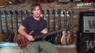 Chris Clemence of quotRapscallionsquot tutorial in the Warwick NY custom shop [upl. by Marilee381]