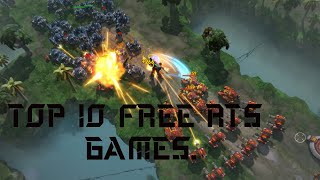 Top 10 free RTS games on steam [upl. by Eustazio]