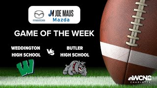 Game of the Week 2023 Week 4 Weddington vs Butler [upl. by Yralam]