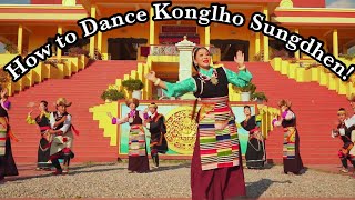 Tibetan Circle Dance Steps “Konglho Sungdhen” Gorshey by Tenzin DonselTibetan Singer  youtuber [upl. by Nnylecoj]