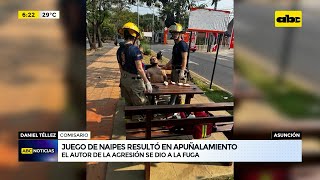 Juego de naipes terminó con un apuñalado en avenida Boggiani [upl. by Rutter]