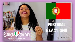 PORTUGAL Eurovision 2022 Reaction Tuneful TV [upl. by Ahsinoj961]