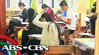 TV Patrol Bilang ng kumukuha ng college entrance exams bumaba [upl. by Alodie]