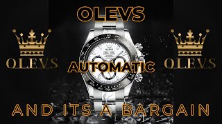 OLEVS CHRONOGRAPH AUTOMATIC FULL REVIEW [upl. by Ahsiekahs]