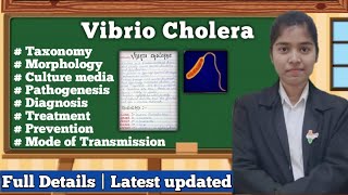 Vibrio Cholerae  Vibrio Cholerae  Morphology Culture media Diagnosis Prevention amp treatment [upl. by Kaete]