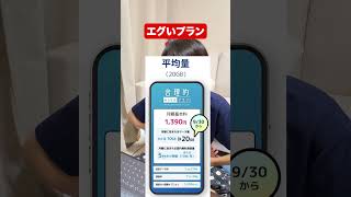 エグいプランだ、、 日本通信SIM ahamo 格安sim [upl. by Inobe784]