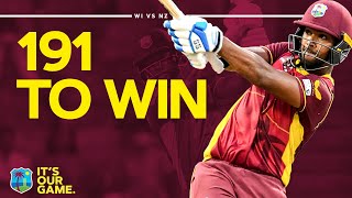 191 Runs To Win ODI  West Indies v New Zealand  Windies Cricket [upl. by Mazlack363]