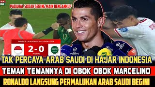 PERMALUKAN ARAB❗RONALDO TANGGAPI KEMENANGAN INDONESIA ATAS ARAB BEGINI ❓ [upl. by Noak]