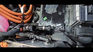 VW Passat GTE gearbox mount removal [upl. by Almeda]