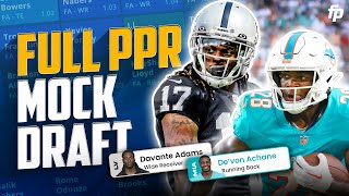 The Gang Does A PPR MOCK DRAFT 2024 Fantasy Football [upl. by Enogitna604]