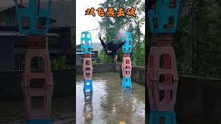 The septuagenarian man has amazing physical fitness kungfu [upl. by Leemaj]