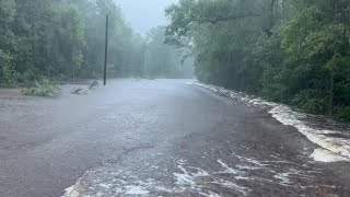 Must Watch Flooding hits Brunswick Co as tropical system churns [upl. by Budde841]