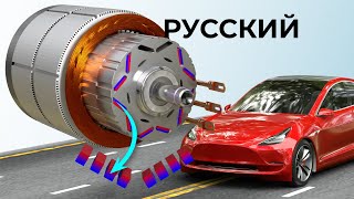 Двигатель Tesla Модель 3  Блестящее конструкторское решение [upl. by Sluiter198]