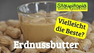 Low Carb Erdnussbutter ohne Zucker selber machen  Erdnussbutter zum Frühstück amp zum Low Carb Backen [upl. by Player]