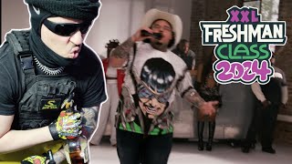 TSCOMPLEX Reacts to 2024 XXL Freshman Cypher With That Mexican OT Skilla Baby ScarLip Cash Cobain [upl. by Wieren452]