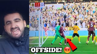 quotVAR INCONSISTENCY AGAINquot 😡 Wolves 12 Man City REACTION [upl. by Ramel]