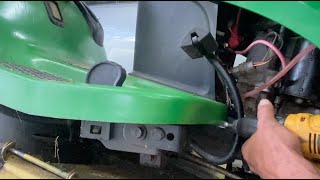 How to increase the reverse speed on your John Deere Lawn Tractor L LA D E Series [upl. by Lilaj465]