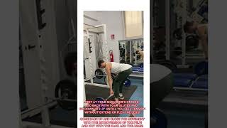 STACCHI A GAMBE SEMITESE  STIFF LEG DEADLIFT [upl. by Jaf261]