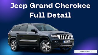 JEEP GRAND CHEROKEE İÇDIŞ FUL DETAYLI TEMİZLİK JEEP GRAND CHEROKEE FULL DETAİL reklam [upl. by Andi656]