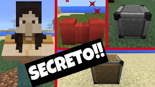 COMO UTILIZAR OS ITENS MAIS SECRETOS DO MINECRAFT PE 0160  ITENS OCULTOS DO MINECRAFT MCPE [upl. by Malone]