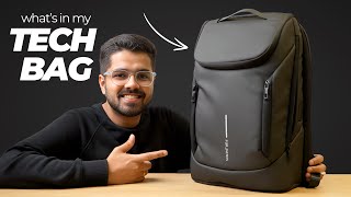 Whats In My Tech Travel Backpack [upl. by Darsey]