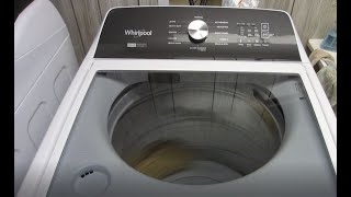 Whirlpool 2 in 1 WTW5057LW WTW5057L removable agitator washer demo [upl. by Christoper95]