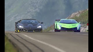 Lamborghini Veneno vs Lamborghini Centenario at Higlands [upl. by Wieren]