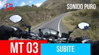 Subite a la MT 03 Sonido Puro  Córdoba en Moto [upl. by Davidde]