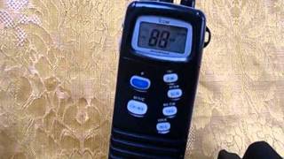 ICOM ICM1 Handheld VHF Marine Radio Transceiver by storeaccioner2011 [upl. by Danaher874]