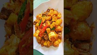 Sambal Goreng  Spicy Fried Tofu cooking recipe food [upl. by Sascha]