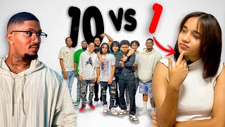 10 CHICOS VS 1 CHICA 🥴 Merelyn Nuñez [upl. by Ennirok]