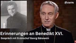 Benedikt XVI – Erinnerungen  Erzbischof Gänswein im Gespräch mit EWTN [upl. by Erdrich813]