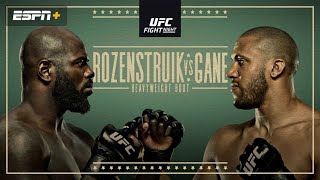 UFC VEGAS 20 LIVE ROZENSTRUIK VS GANE LIVESTREAM amp FULL FIGHT NIGHT COMPANION [upl. by Dedrick]