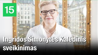 Premjerės Ingridos Šimonytės Kalėdinis sveikinimas [upl. by Niobe596]