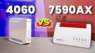 FRITZBOX 7590AX vs 4060  Chi ha il migliore WiFi PROVIAMOLO [upl. by Huei764]