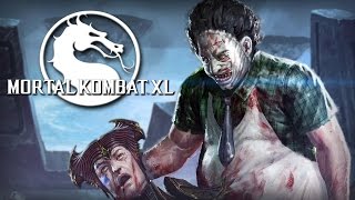 Mortal Kombat XL First Time Playing Leatherface [upl. by Tacita]