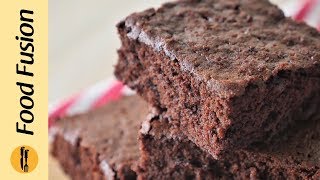 Chocolate Brownie Recipe By Food Fusion [upl. by Cirdek]