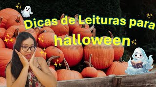 Dicas de Livros para ler no Halloween 🎃👻 [upl. by Okoyk]