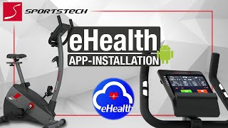 SPORTSTECH EX500 Android eHealth App installation und Verbindung [upl. by Schrick826]