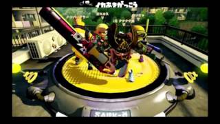 JP Splatoon S Squad Battle Tower Control Carbon Roller is GOD 20160325 [upl. by Suzanne]