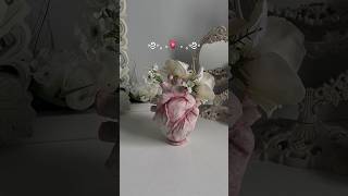 DIY heart vase 🥹🫀 diy [upl. by Atnamas]