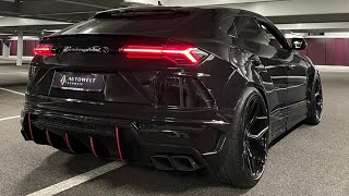 NOVITEC Lamborghini Urus Esteso  Brutal V8 SOUND Pops amp Bangs [upl. by Elehcir987]