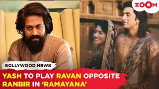 KGFstar Yash CONFIRMS playing the role of Ravan in Ranbir Kapoors upcoming movie Ramayana [upl. by Aneekas]