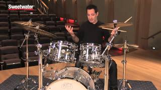 DW Design Series Clear Acrylic 5piece Drum Kit Review  Sweetwater Sound [upl. by Kred948]