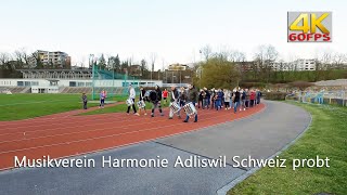 Musikverein Harmonie Adliswil Schweiz probt  Music Society Harmonie Adliswil Switzerland rehearses [upl. by Ahsael]