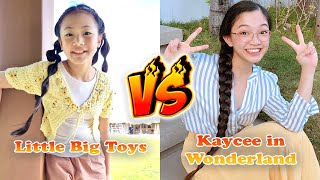 Little Big Toys VS Kaycee in Wonderland Transformation 👑 From Baby To 2024 [upl. by Idnerb439]